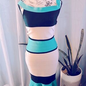 Striped Bodycon Dress